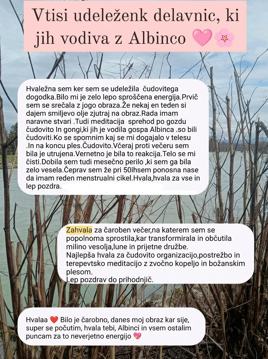 Vtisi udeleženk delavnic